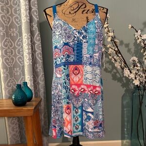 NWT Linea Donatella Patchwork and Paisley Chemise Nightgown